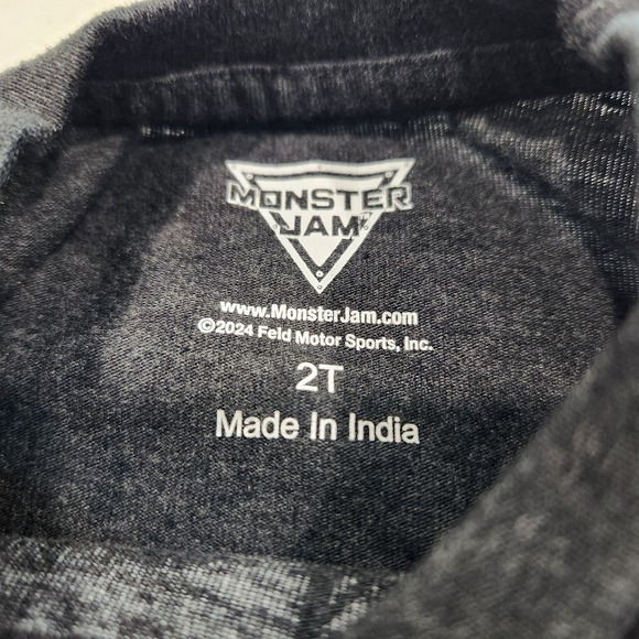 MONSTER JAM Max-D Maximum Destruction Graphic Boys Size 2T Black Shirt NWOT - Picture 3 of 6